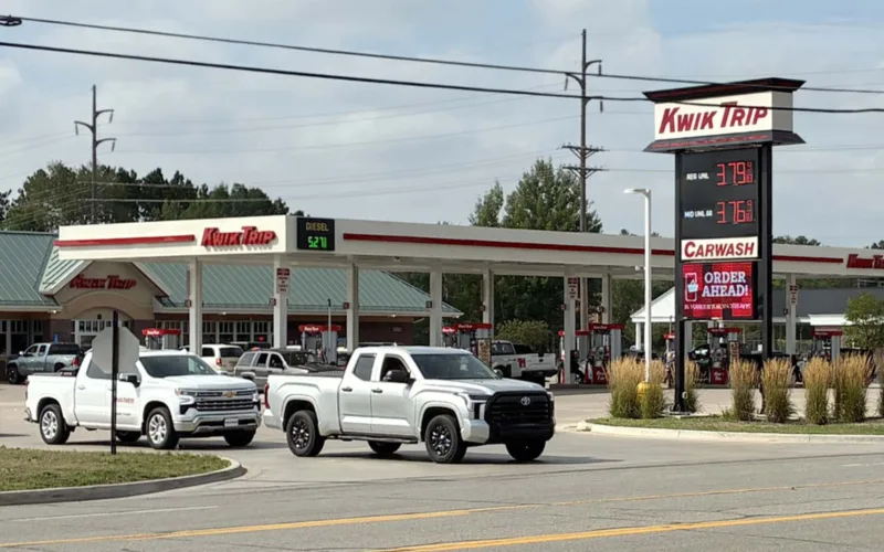 Labor Day gas fill up to cost  about $11 more this year